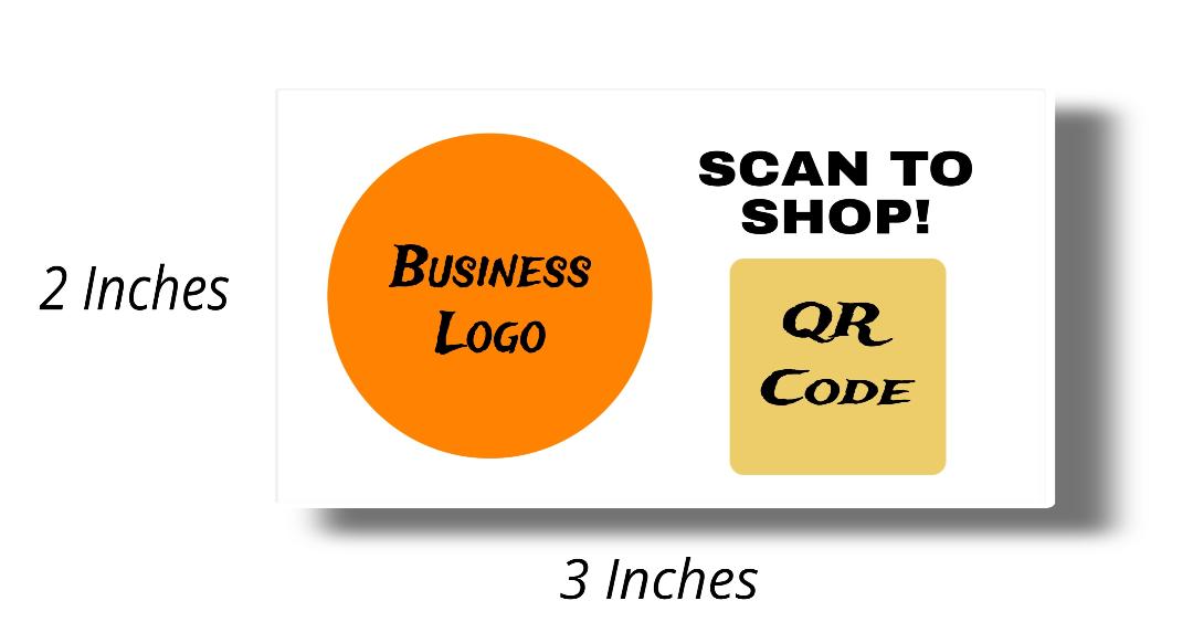**POP-UP SHOP PROMO (FREE 3X2 INCH RECTANGLE GLOSSY STICKER LABELS) *Discount Code Required