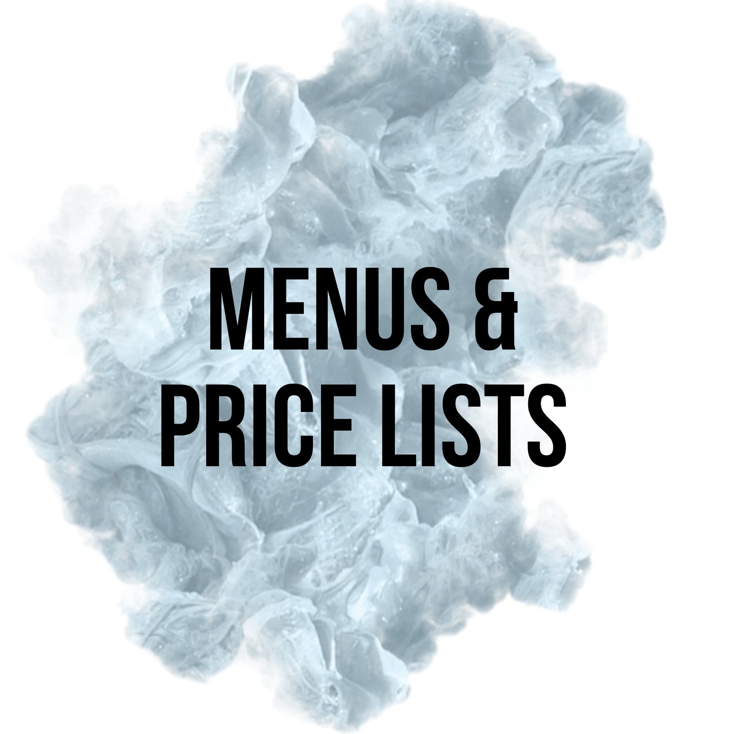 MENUS & PRICE LISTS