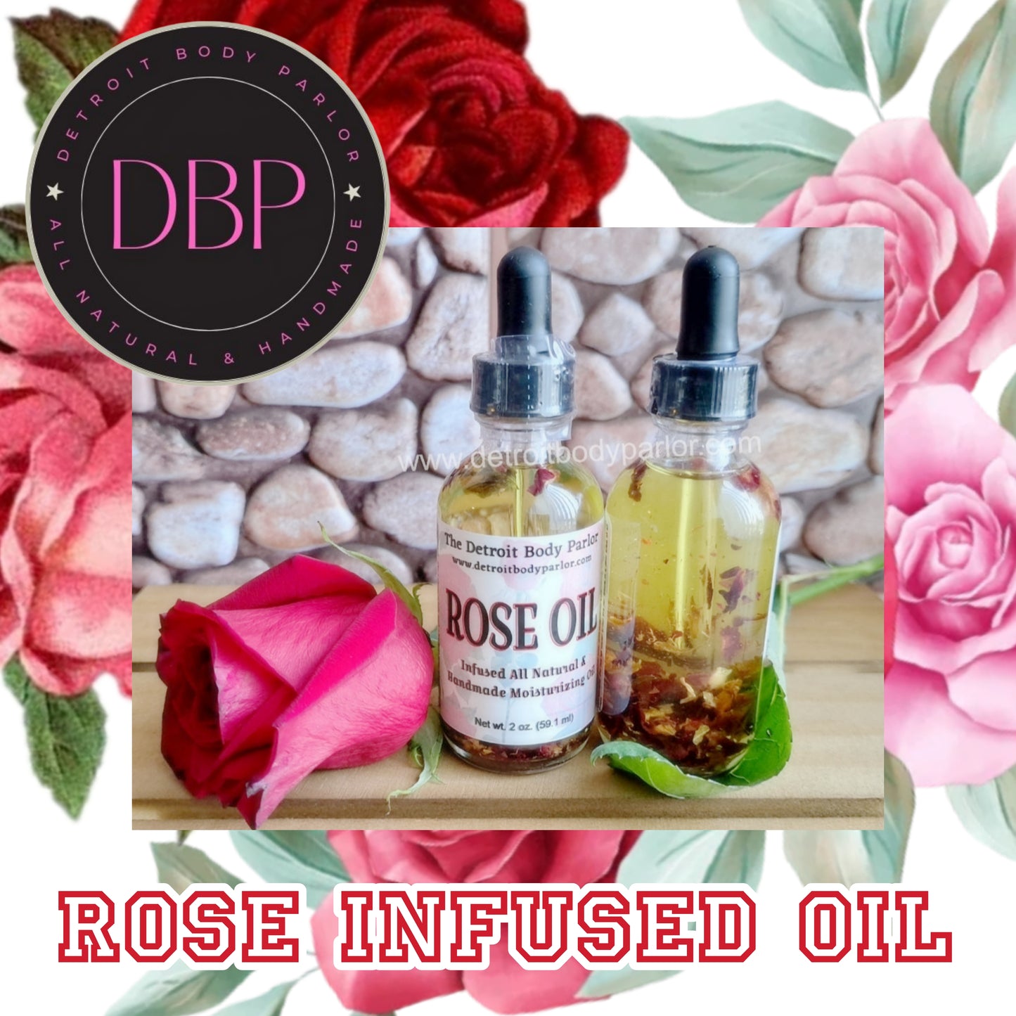 Rose Infused Body Oil