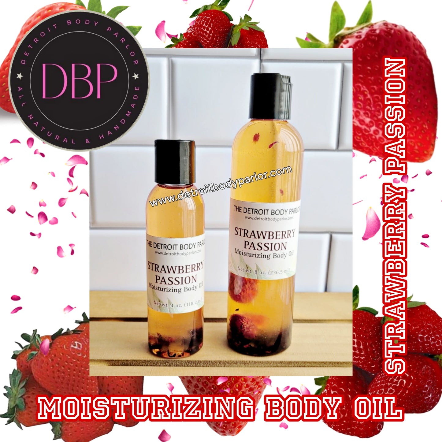 Strawberry Passion Moisturizing Body Oil