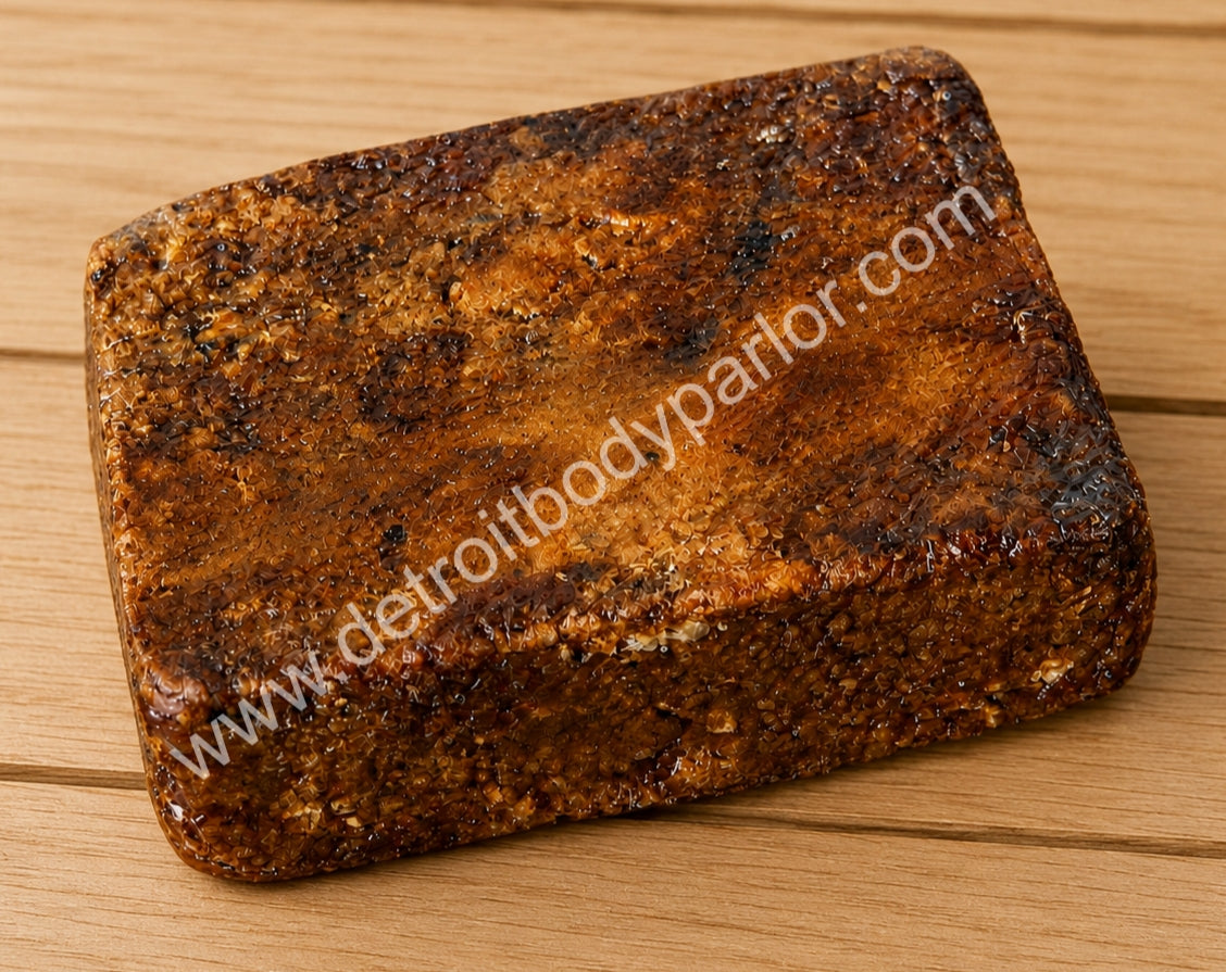 Raw Natural Black Soap Bar