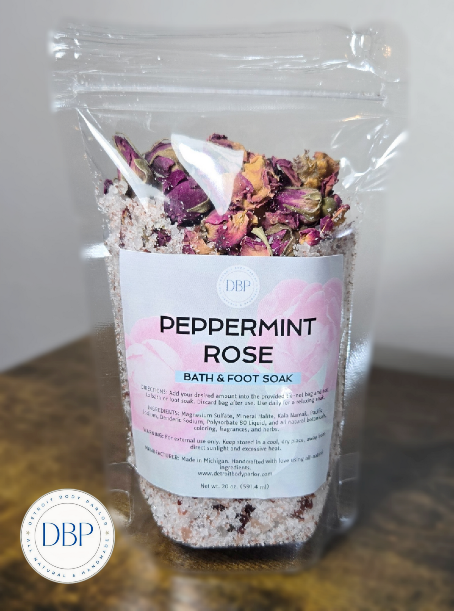 Peppermint Rose Bath & Foot Soak
