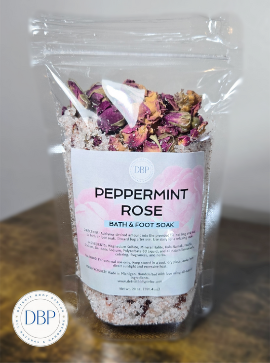 Peppermint Rose Bath & Foot Soak