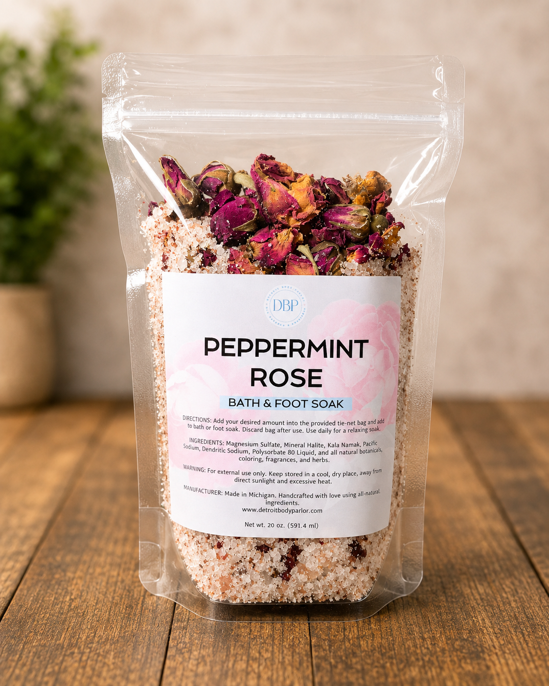 Peppermint Rose Bath & Foot Soak