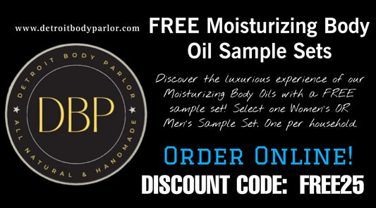 FREE Moisturizing Body Oils Sample Sets