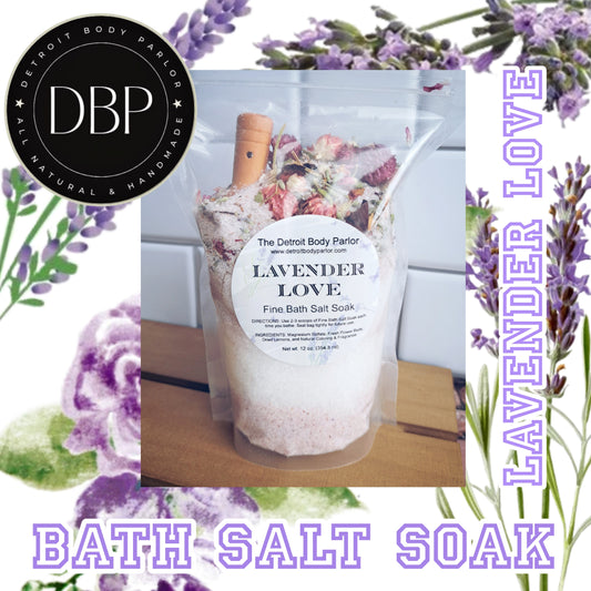 Lavender Love Fine Bath Salt Soak