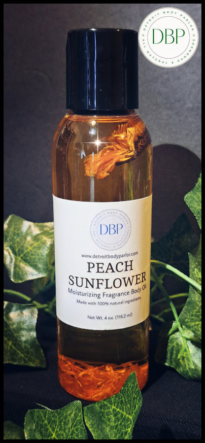 Peach Sunflower Moisturizing Body Oil