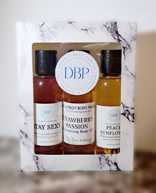 MOISTURIZING BODY OIL HOLIDAY GIFT SETS