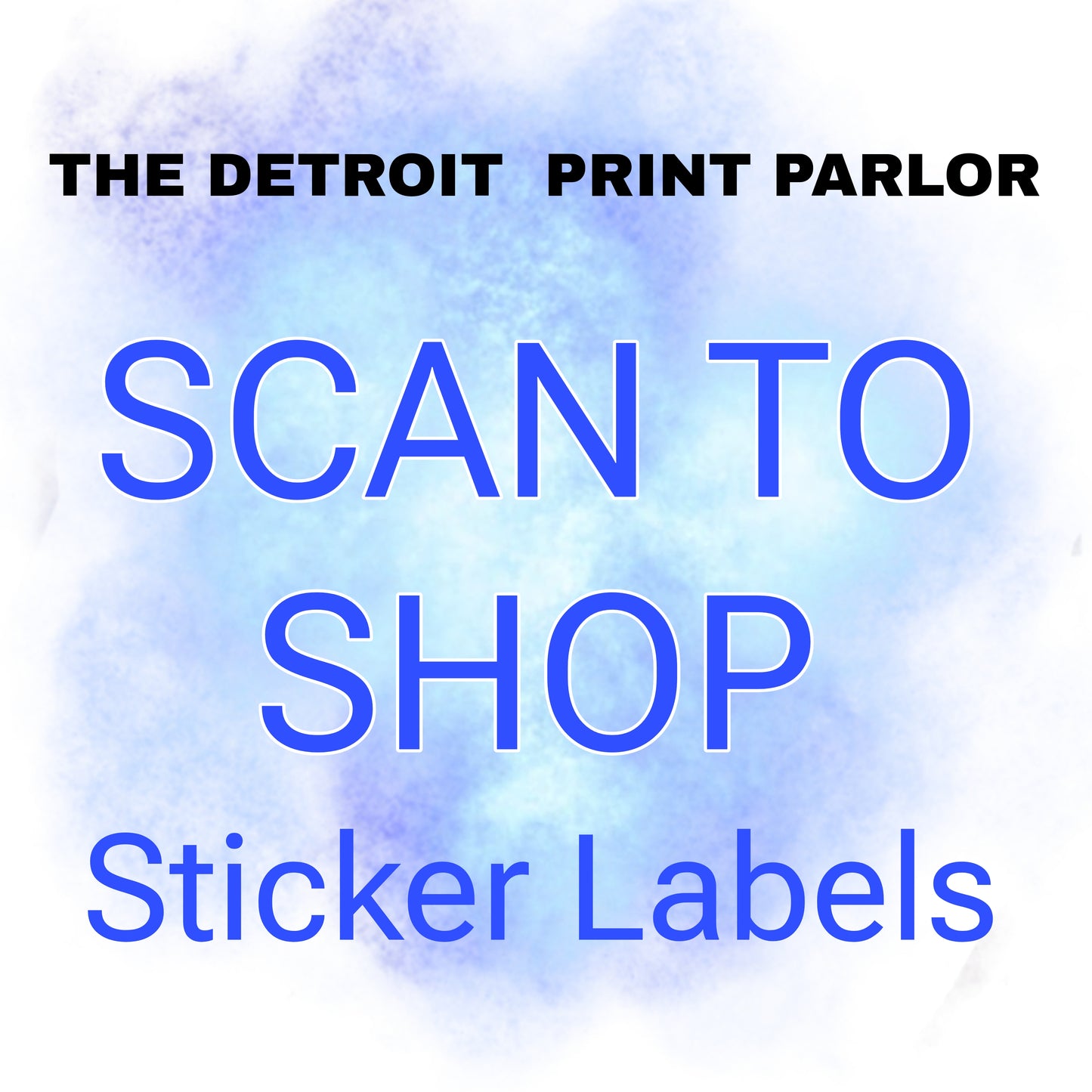 SCAN TO SHOP STICKER LABELS