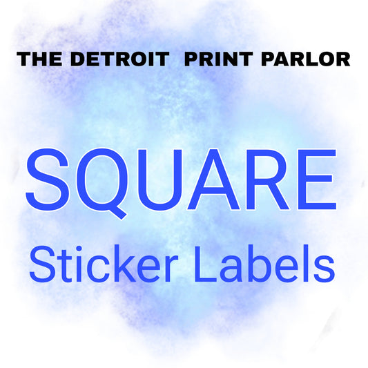 SQUARE STICKER LABELS