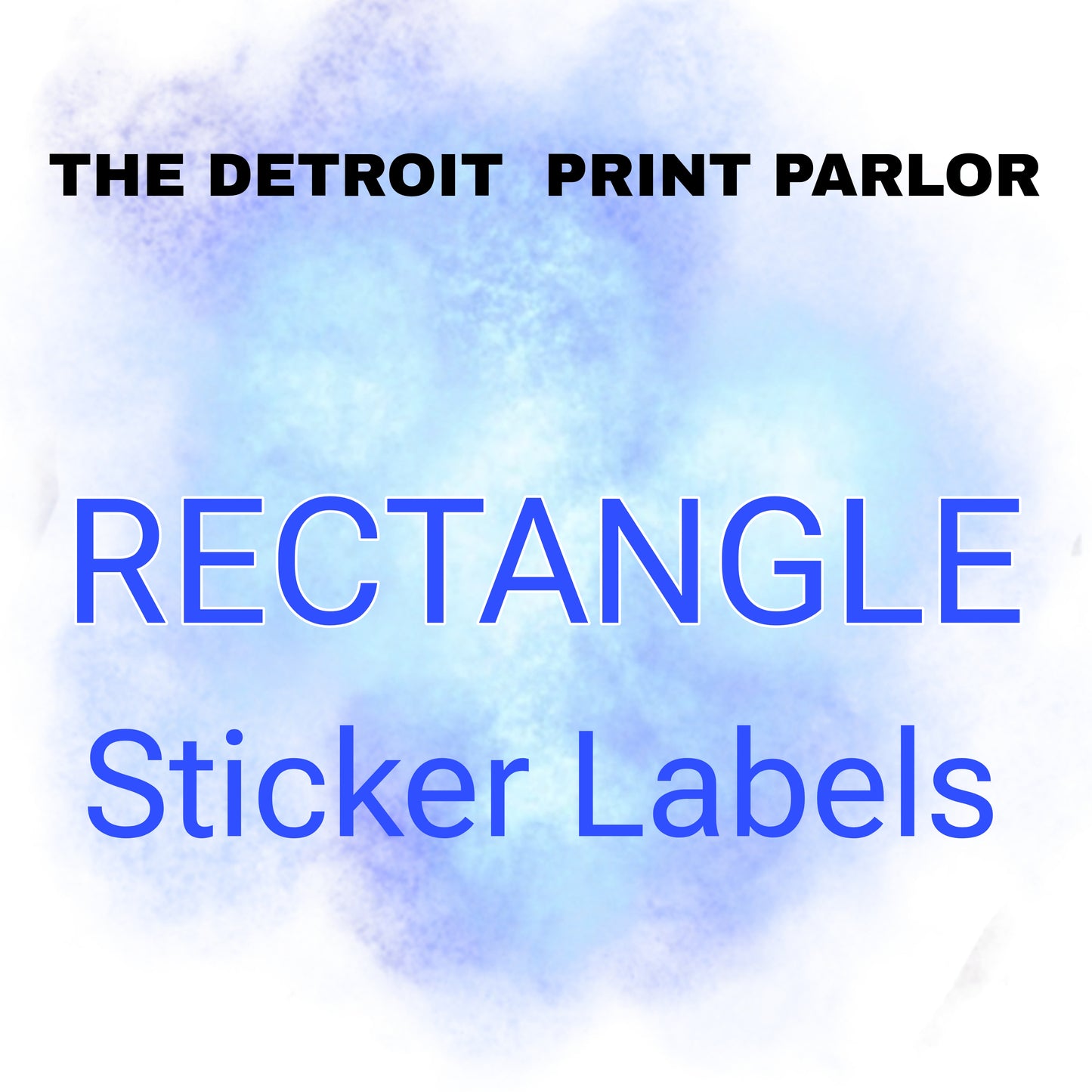 RECTANGLE STICKER LABELS