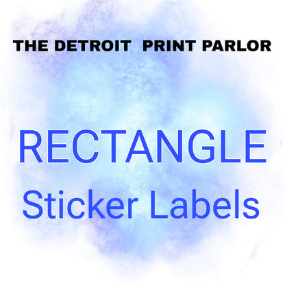 RECTANGLE STICKER LABELS