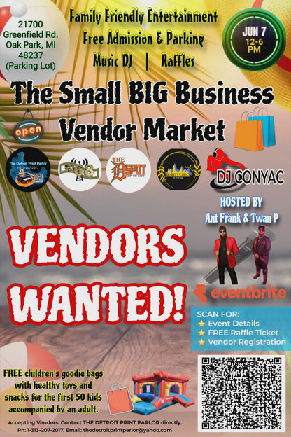 VENDOR FEE - The Small BIG Business Vendor Market
