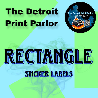 RECTANGLE STICKER LABELS