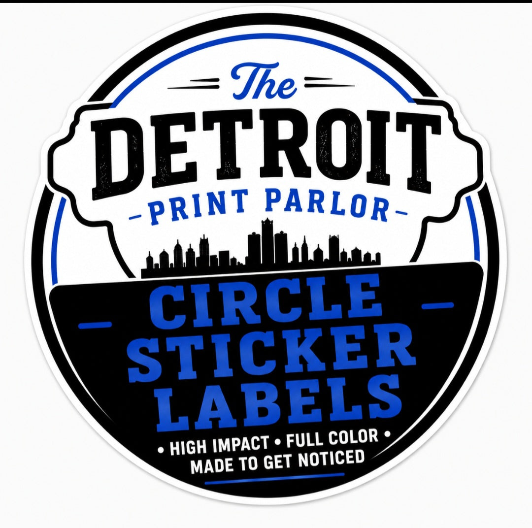 CIRCLE STICKER LABELS - SAME DAY