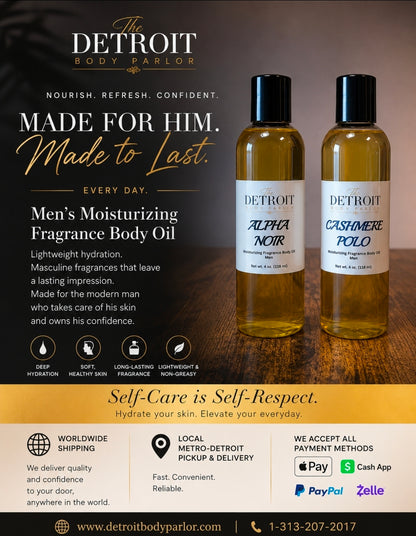 Alpha Nior Moisturizing Fragrance Body Oil (Men)