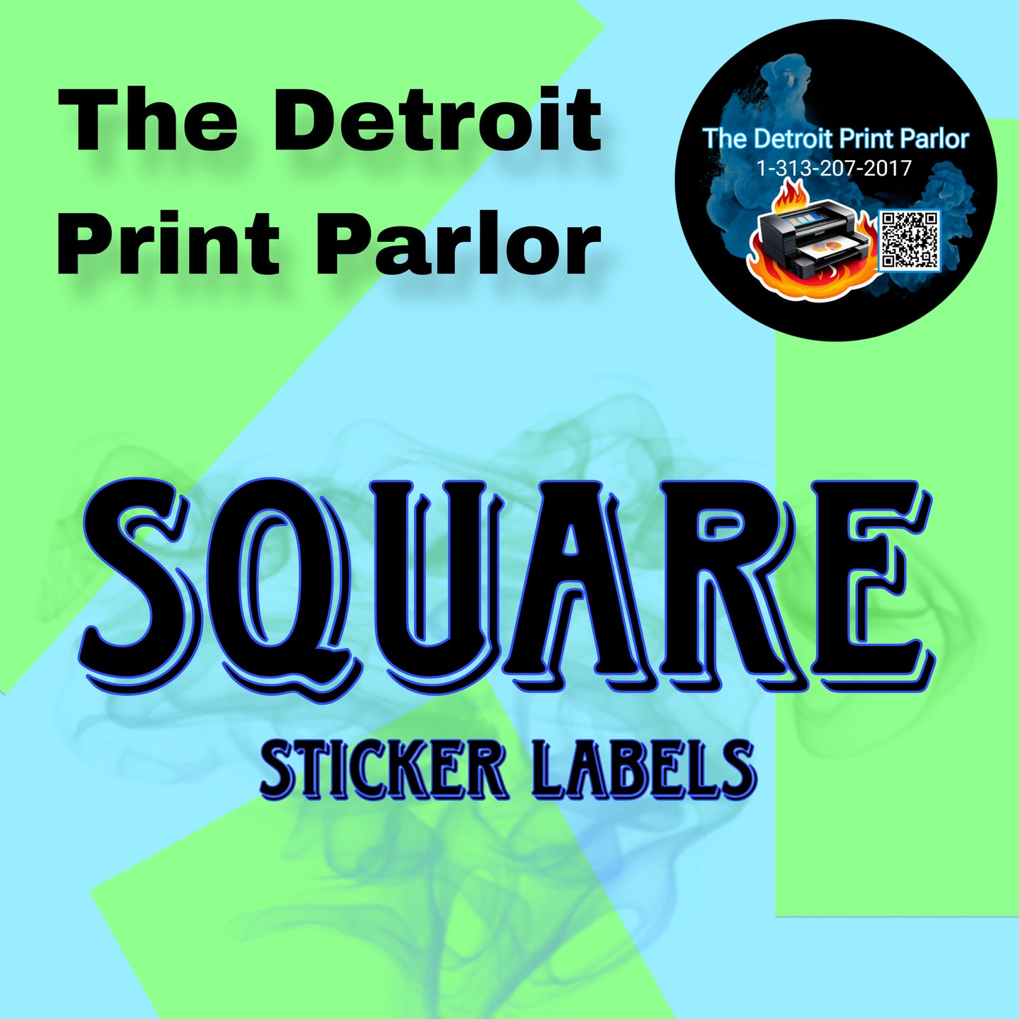 SQUARE STICKER LABELS