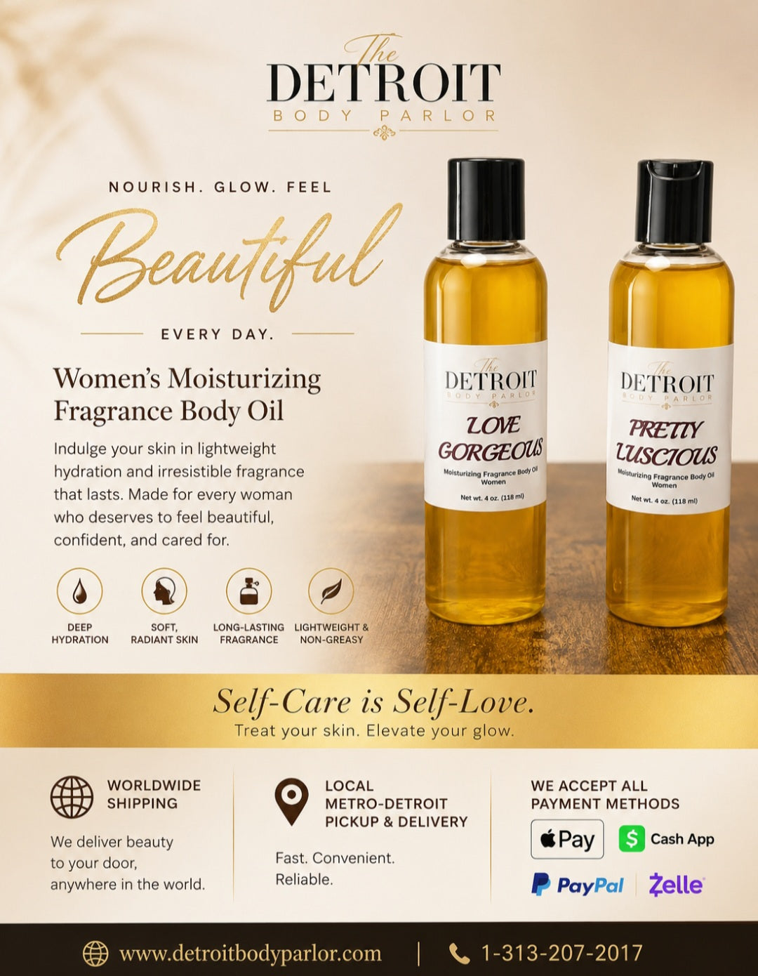 Pretty Luscious Moisturizing Fragrance Body Oil (Women)